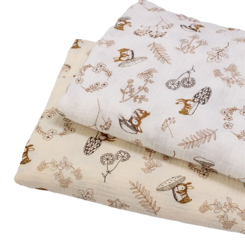 

Женская дышащая хлопчатобумажная ткань Seersucker, «сделай сам», шитье, петчворк, Пижама, одежда для сна, наволочки, детская ткань