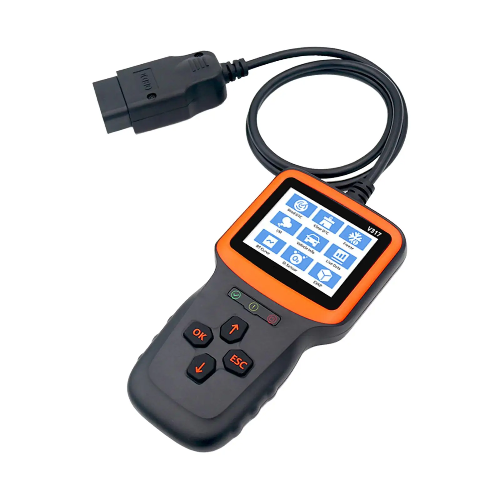 OBD2 Scanner Diagnostic scan Tool 8 Languages Support Car Data Flow for All OBD