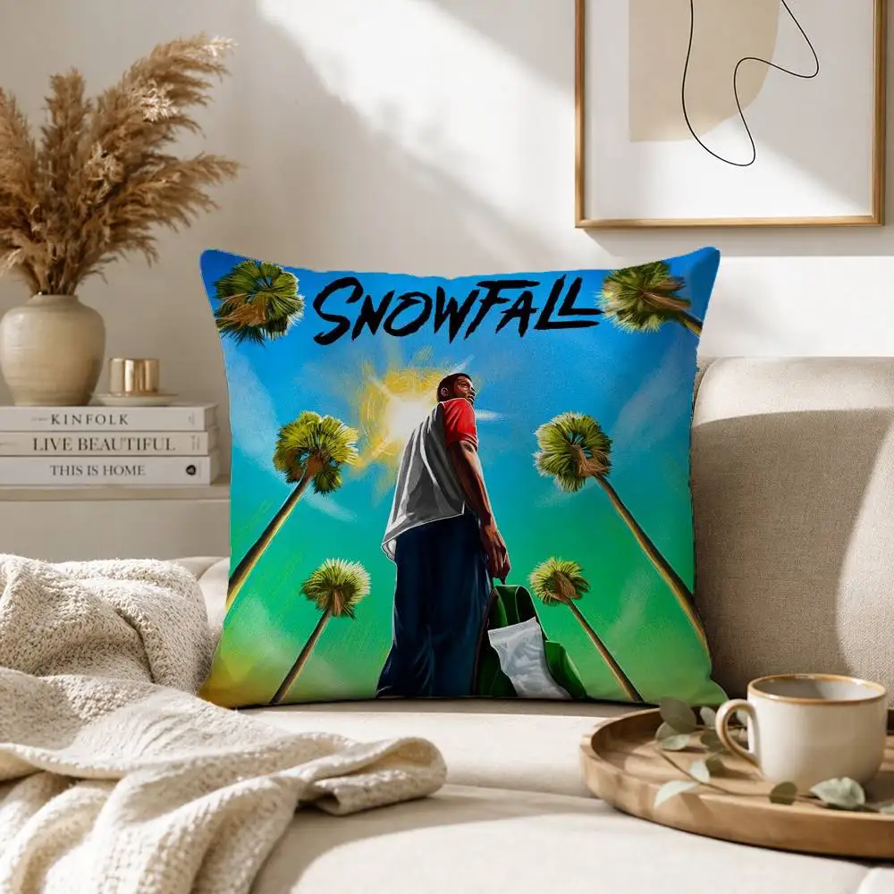 Snowfall Movie Pillow Case for Sofa Living Room Home office Decor Protective Cover