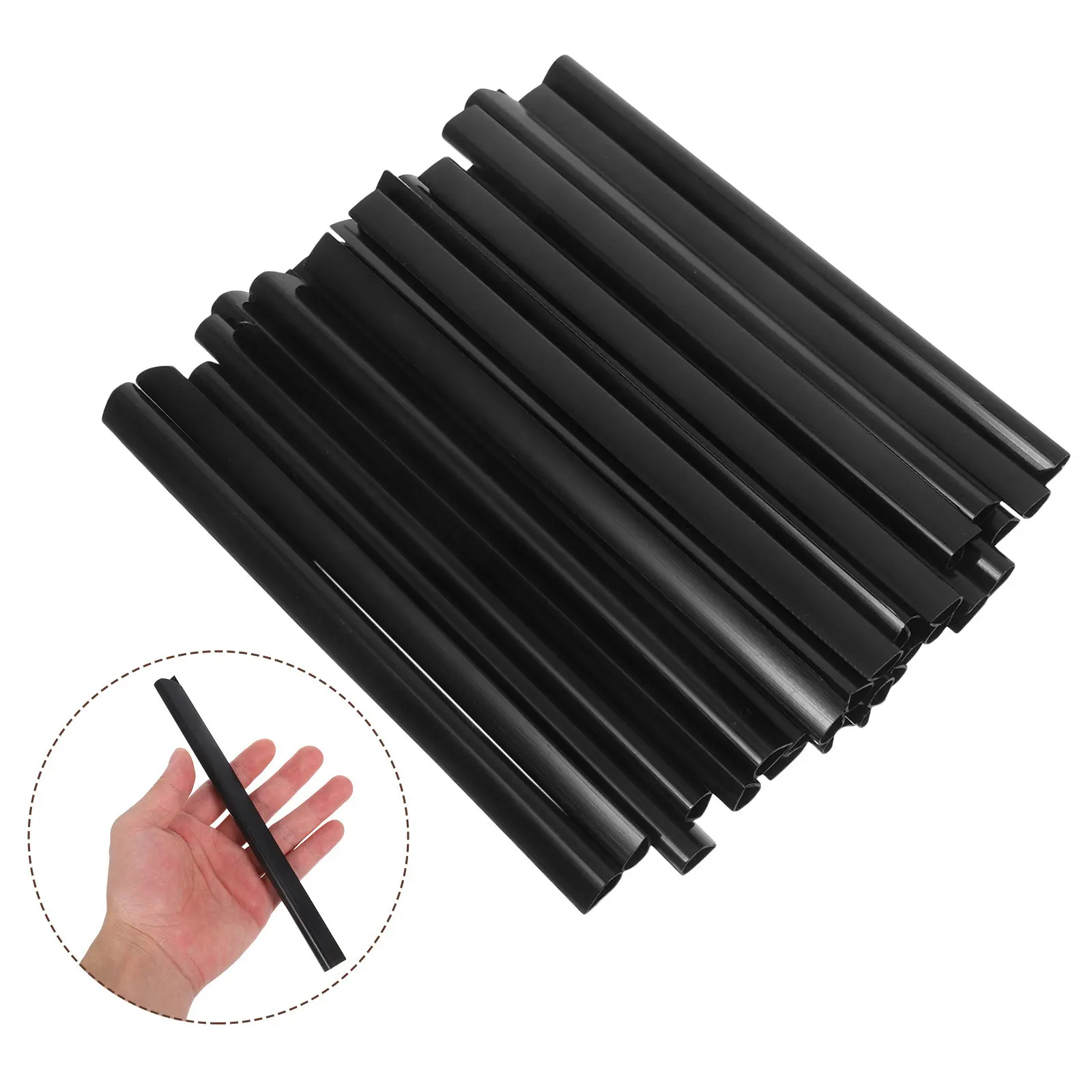 

30Pcs Garden Fence Privacy Screen Clips Heavy Duty Mounting Hardware for Double Rod Mats Wind Protection Privacy Shield Strips