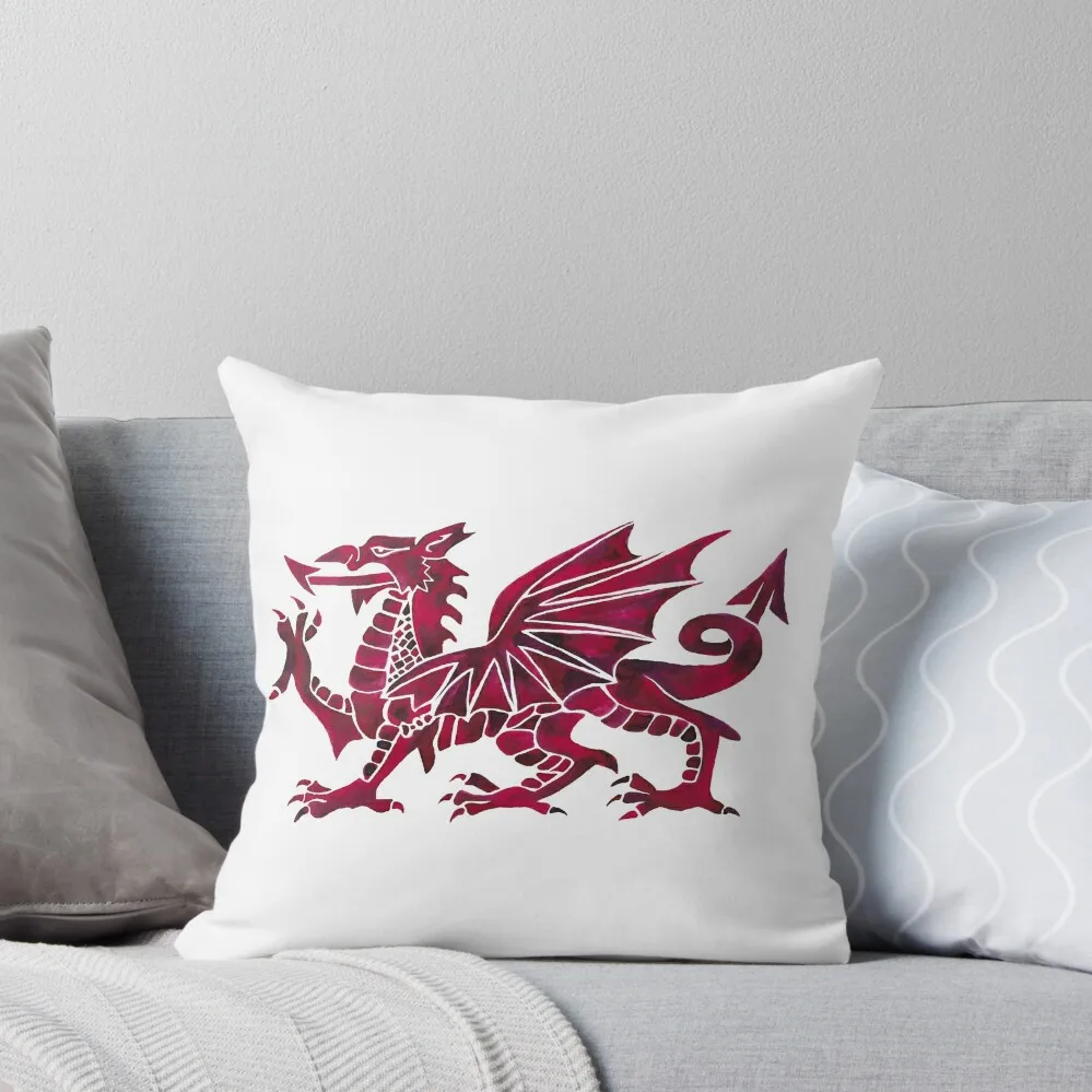 

Валлийский Дракон Красный Дракон Уэльс Cymru Cymraeg Draig Coch наволочка Подушка
