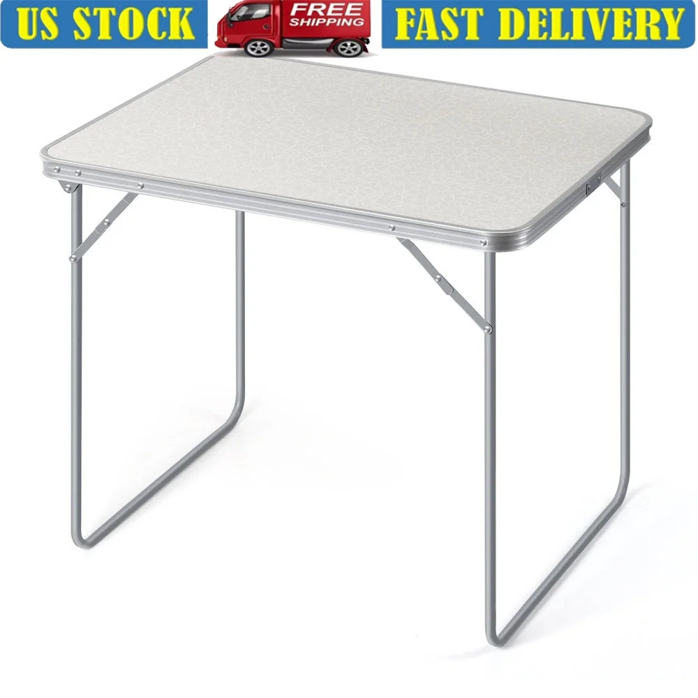 

Foldable Portable Outdoor Camping Picnic Table Lightweight Space-Saving Design Perfect Garden Balcony Beach Parties Fishing