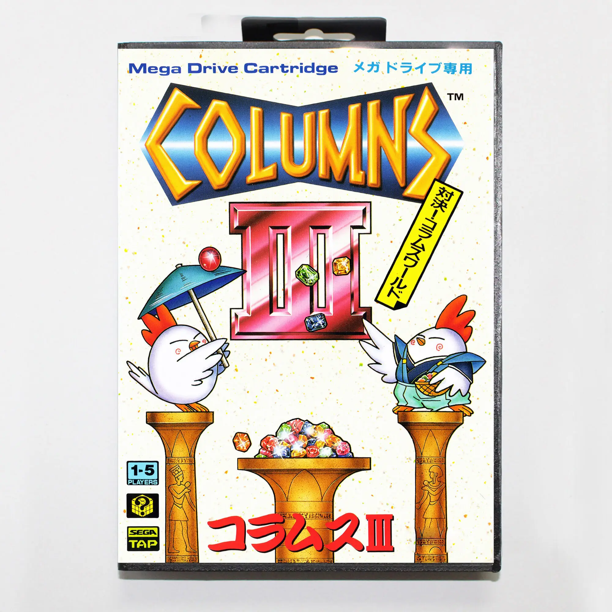 Columns III Game Card With Retail Box 16bit MD Cart For Sega Mega Drive/Genesis System