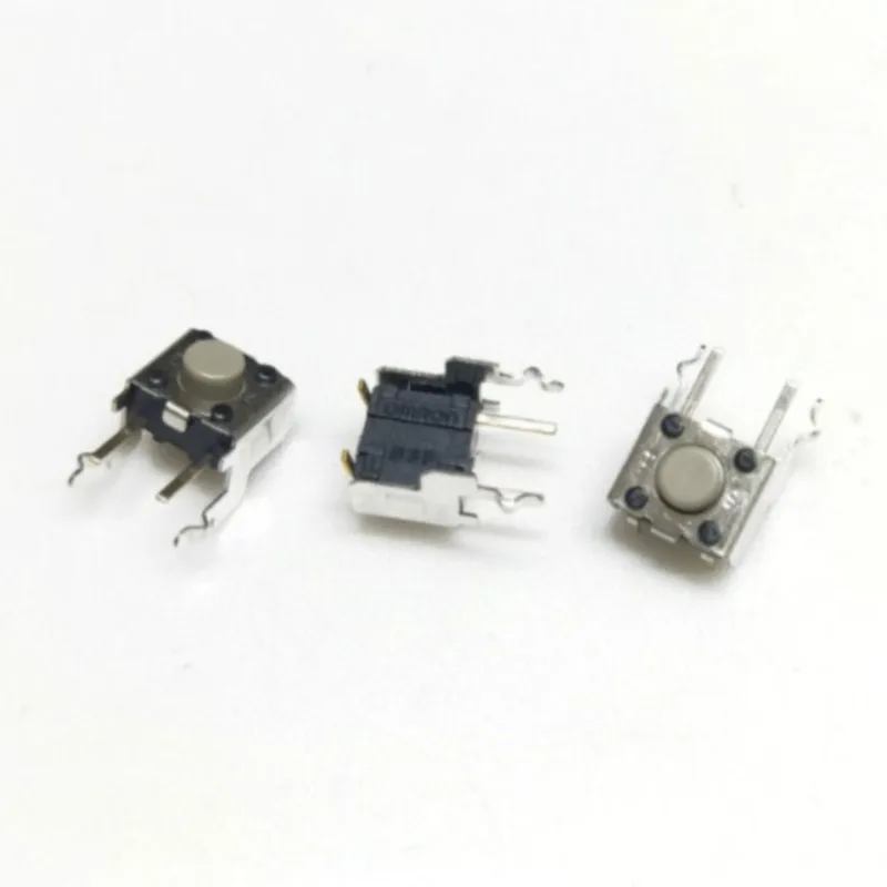 10 Pieces Light Touch Switch B3F-3122 Side Plug 2Pin 6*6*5MM With Bracket Handle Shoulder Key