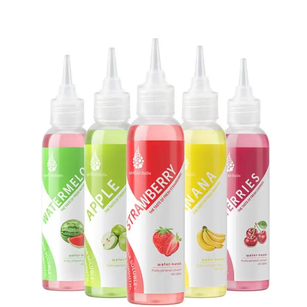 200 مللي نكهة الفاكهة المياه القائمة على زيوت التشحيم التشحيم هلام منتجات سهلة التنظيف غسول التشحيم رائجة البيع #6