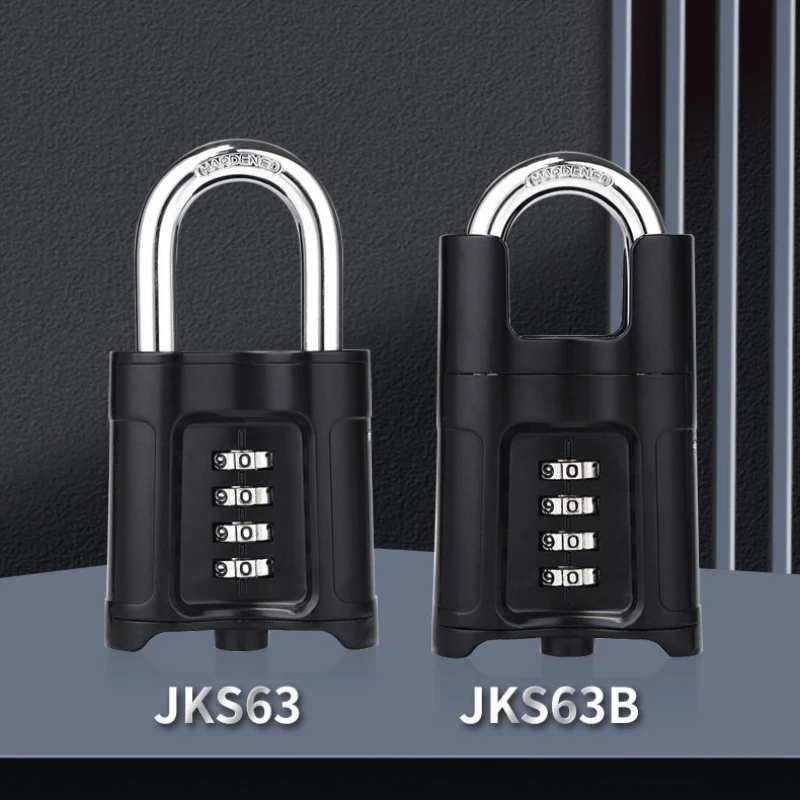Password Padlock Zinc Alloy 4-digit Password Lock Warehouse Dormitory Anti-theft Lock Head Student Dormitory