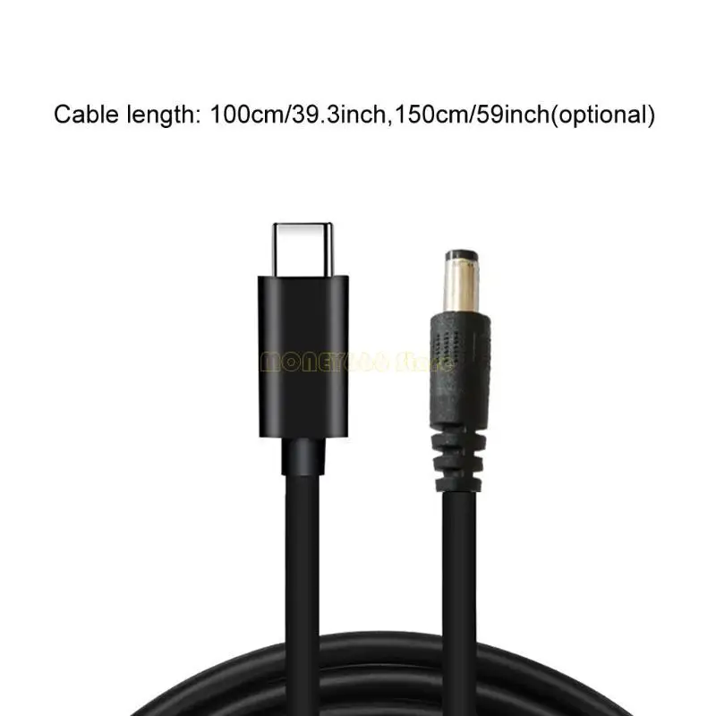 F62C USB C/Type-C PD إلى 12V 5.5x2.5 مم كابل الطاقة لمكبرات الصوت اللاسلكية #6