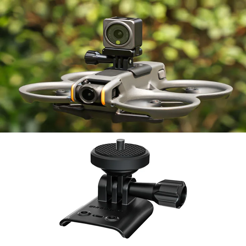 Extension Bracket For GoPro 11/12  Insta360 X3/ X4 Action Camera Mount Fixing Adapter Holder For DJI Avata 2 Drone Accessories