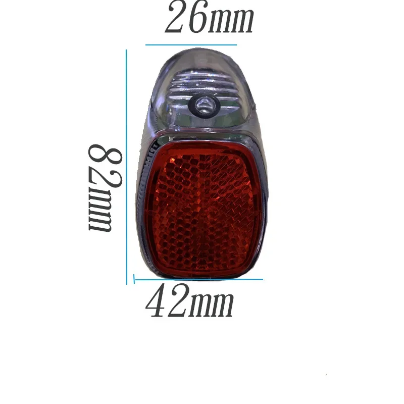 Bicycle Taillight Solar Energy Cycling Rear Light Road Mountain Bike Solar Energy Tail Light Night Cycling Safety Red Lamp