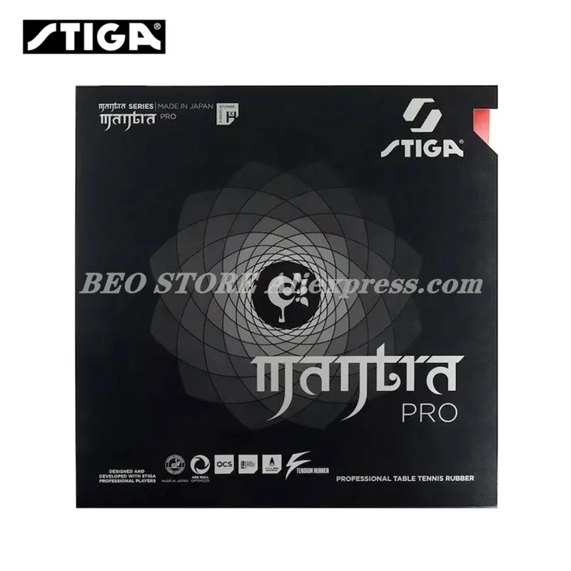 Stiga Mantra Pro M / H XH Tischtennis Gummi Pips-In Offensive Made in Japan Original Stiga Tischtennis Schwamm – Detail 5