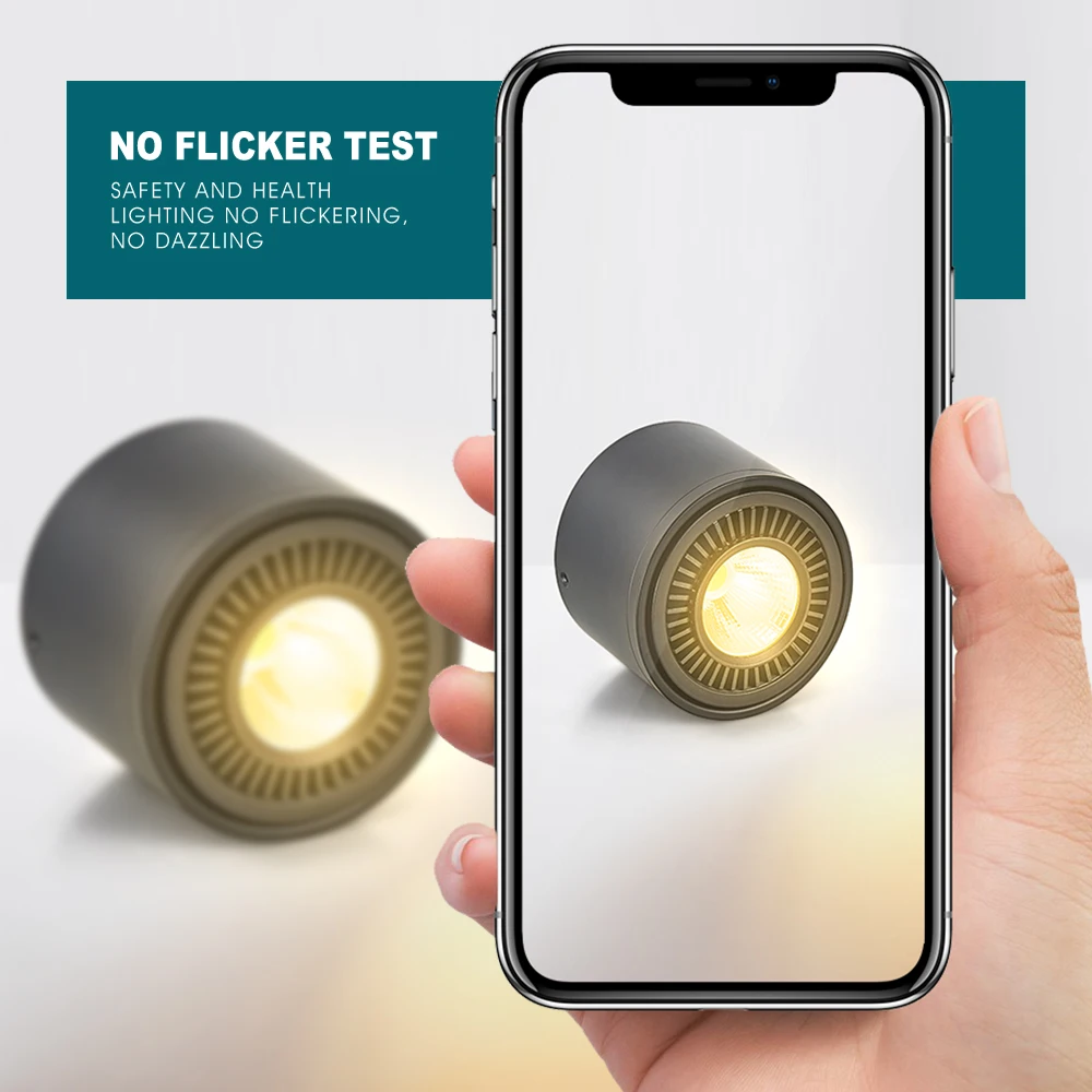 回転LEDシーリングライト,調光可能な表面実装,15/9/7/360 W,5W,度,天井スポットライト,LEDドライバー,固定設置