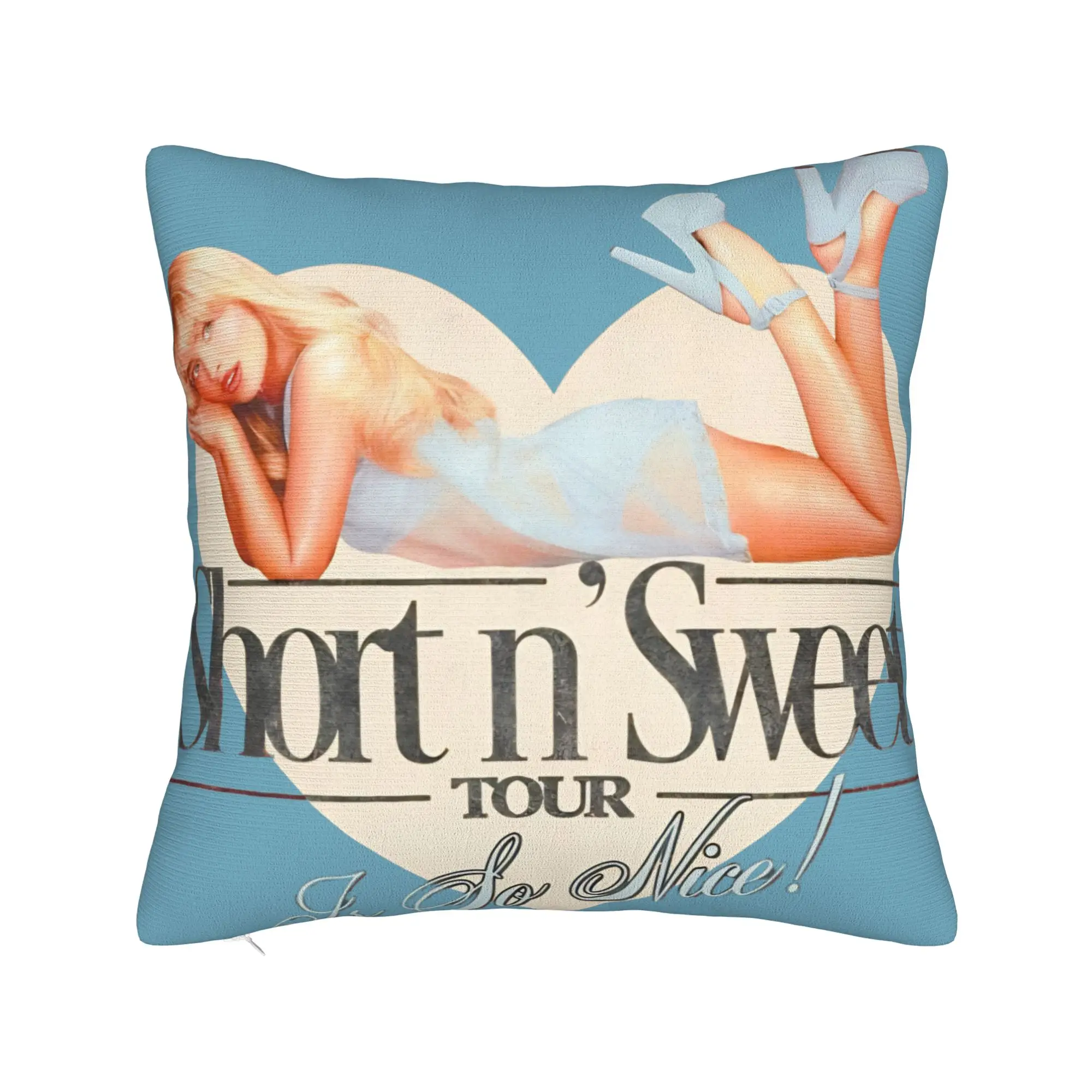 

Sabrina Carpenter Pillow Cover Soft Cushion Cover Retro Trendy Pillow Case For Couch Sofa Bedroom