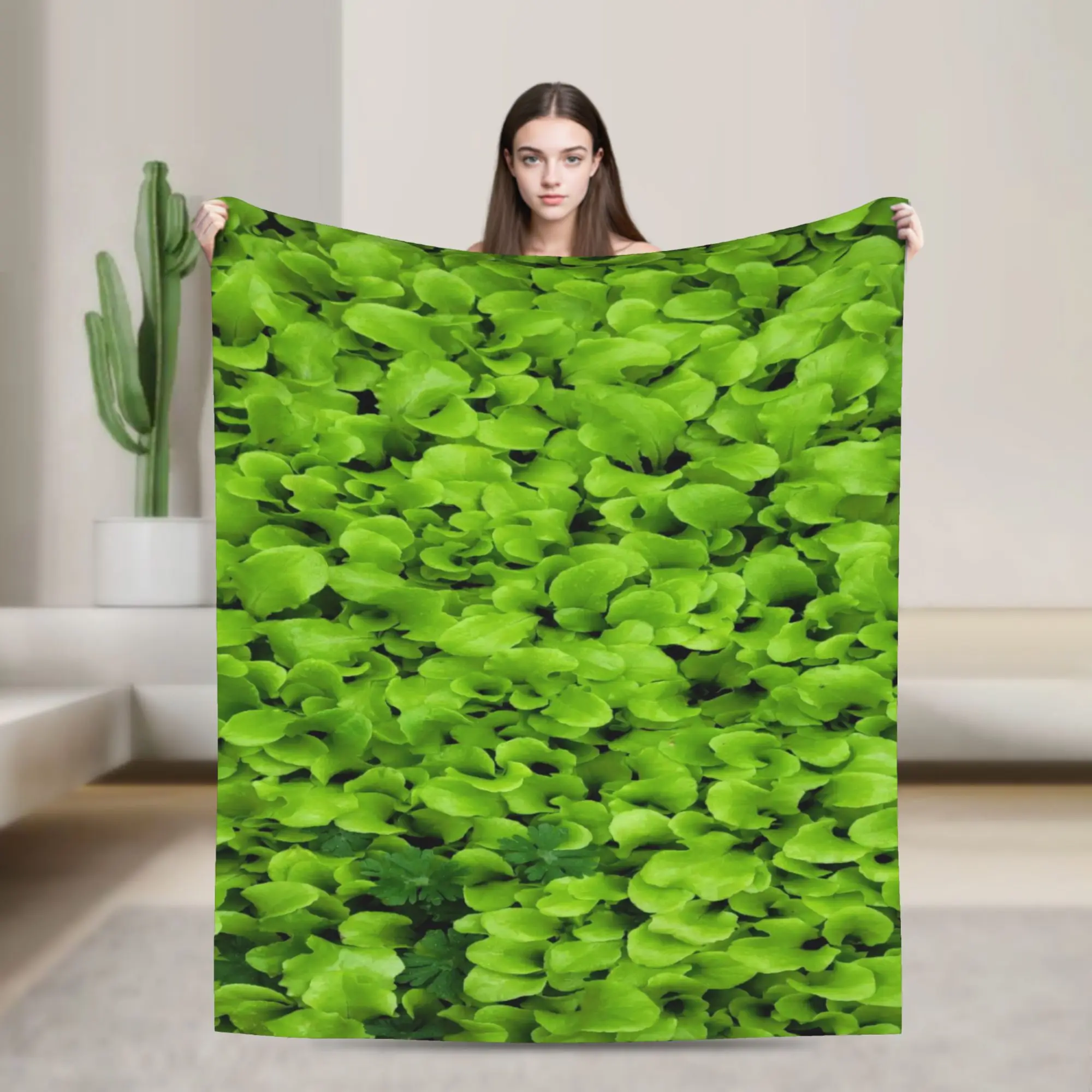 Relax Cabbage  Blanket Accessories Bed Decorative  Throws And Blankets Lightweight Thin Fleece for Office
