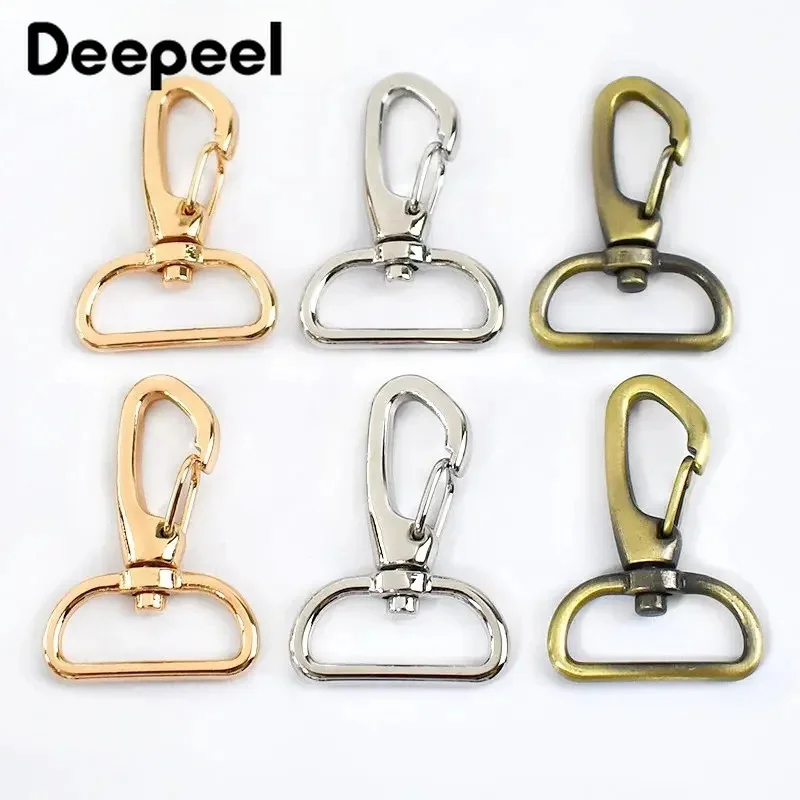 5/10Pcs 25mm Metal Lobster Buckles Swivel Snap Clasp for Keychain Bag Strap Connet Carabiner Clips Hook DIY Hardware Accessories
