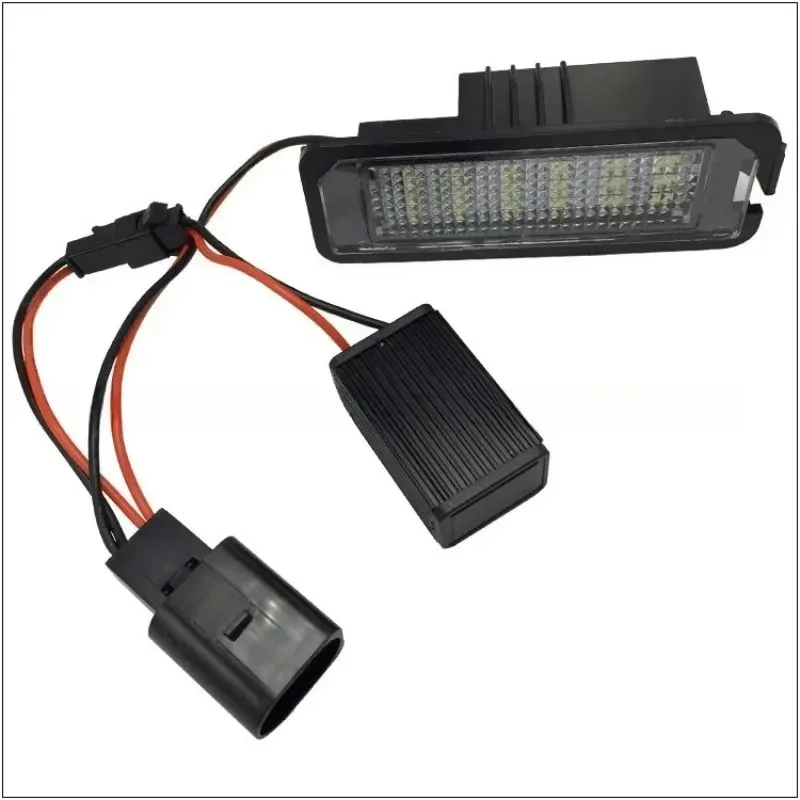 Picture 3: For Golf 5/6/7 Passat Porsche SEAT For 2PCS LED Number License Plate Lights Assembly  2025