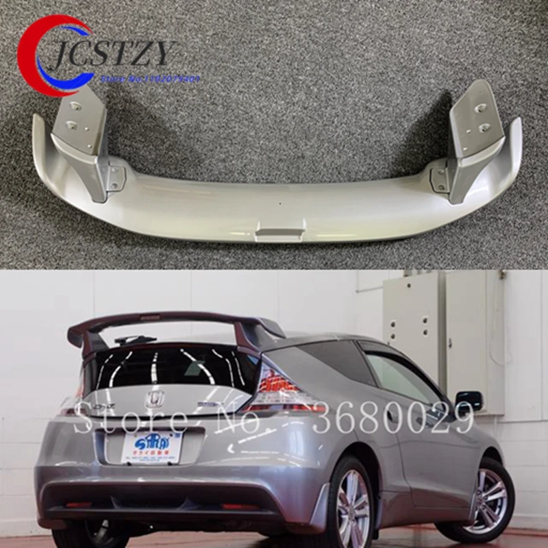 For Honda CRZ CR-Z ZF1 M U Style 2012-2015 UNPAINTED/ GLOSSY BLACK ASB Rear Trunk Spoiler Wing Lip Diffuers Trim Parts BodyKits