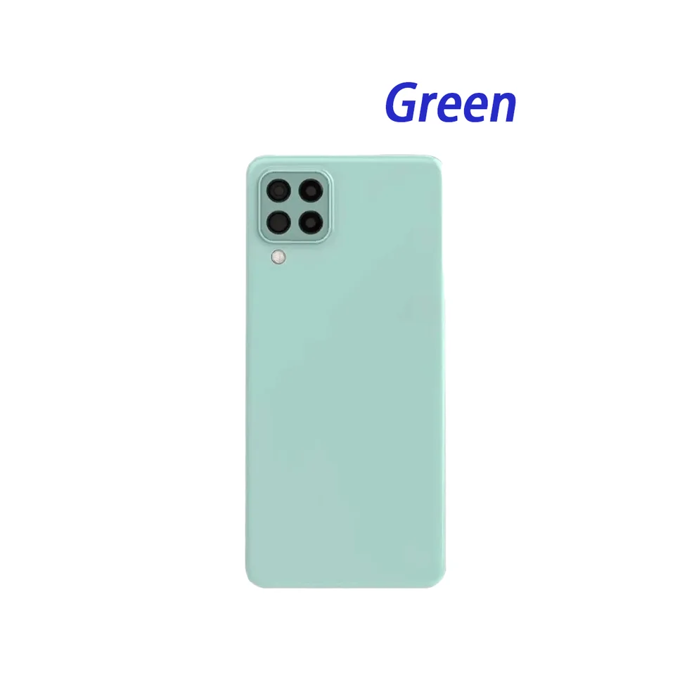 Tapa de batería trasera nueva para Samsung Galaxy A22 4G, panel trasero, carcasa, con lente de cámara 6