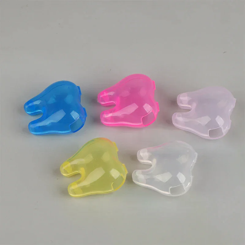 

5pc Teeth Style Portable Toothbrush Head Cover Clips Plastic Dustproof Germproof Protector Caps Travel Camping Bathroom Accessor