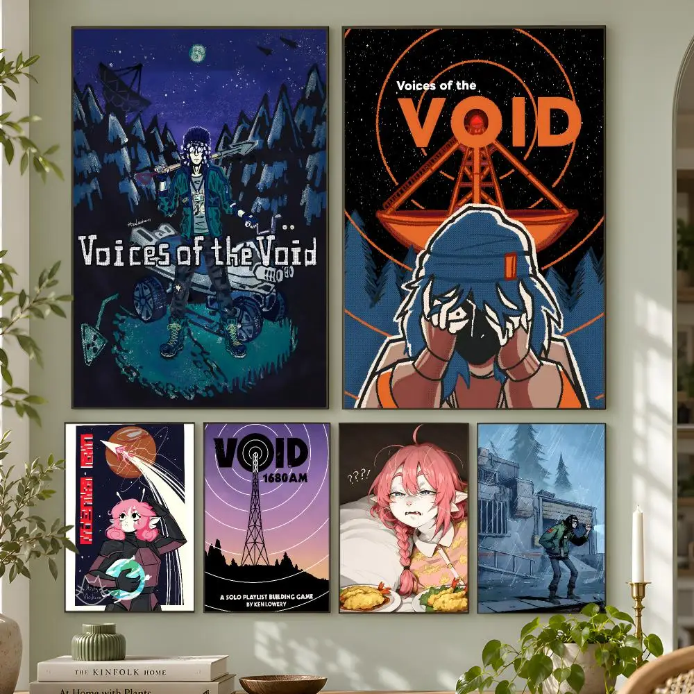 V-Voices Of The Void Poster Wall Art Home Decor Living Room Bedroom Office Dorm Apartment Gift