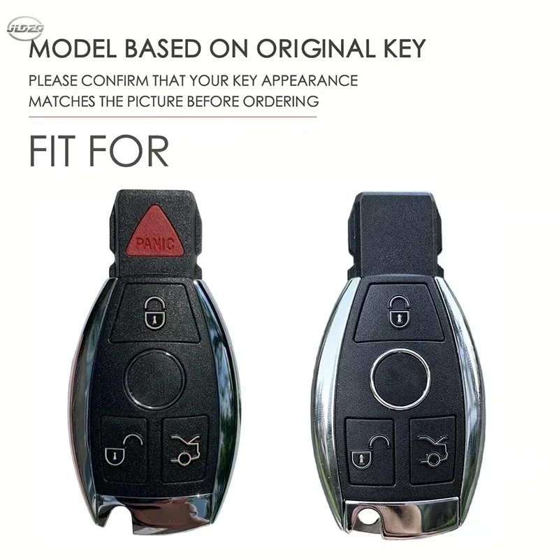 Carbon Fiber style Silicone Car Key Cover For Mercedes Benz A C E S G Class GLA CLA GLK GLC CLS W204 W463 W176 W251