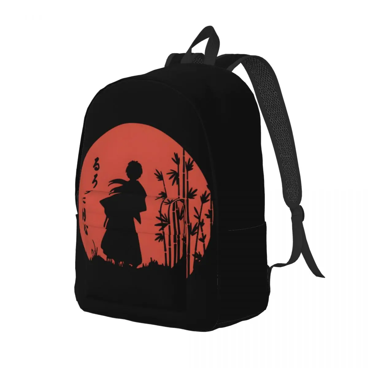 Harajuku Design Fancy Rucksack For School Large Capacity Rurouni Kenshin Couple Schoolbag For Gifts