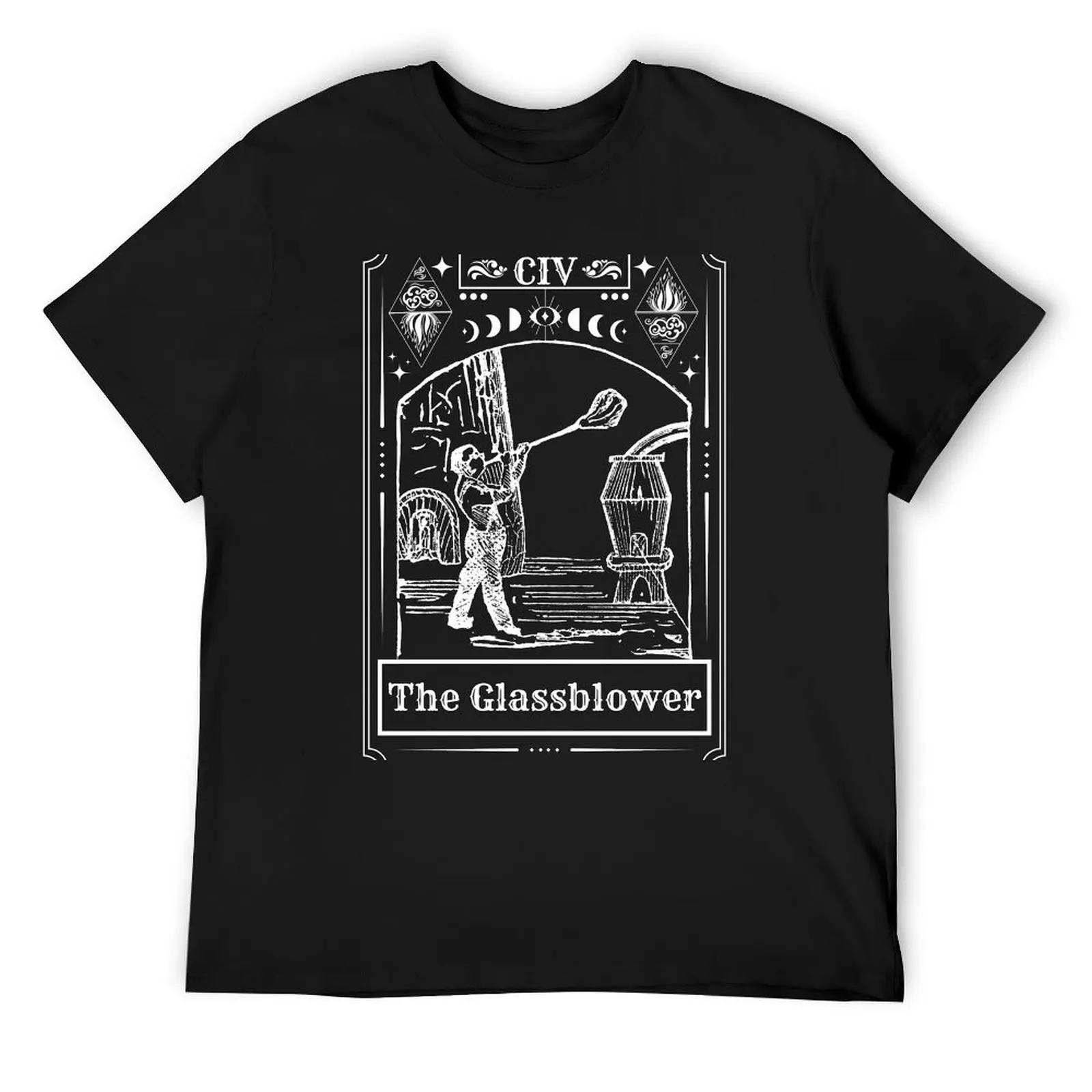 

Glassblower tarot T-Shirt customizeds Short sleeve tee t shirts for men graphic