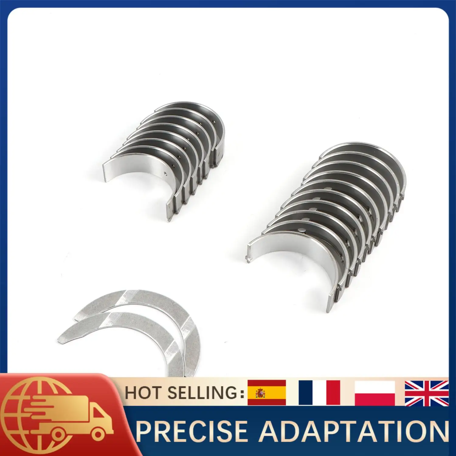 

Комплект главных подшипников шатуна и коленвала для Hyundai Kia G4KE 2.4L 2007-2019 Sonata Santa Fe Tucson Sorento 21020-2G010