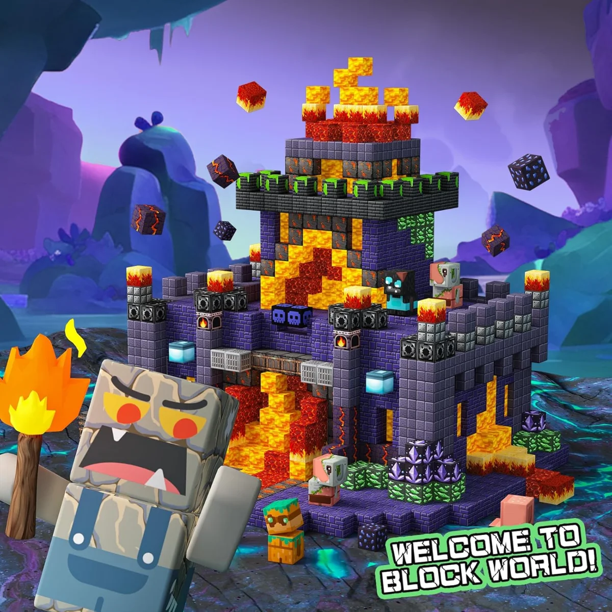 New Magnetic Building Blocks Lava Adventure Brick Cube STEM Education Sensory Toy Set Best 2026 Gift for Boy Girl Children - view 4