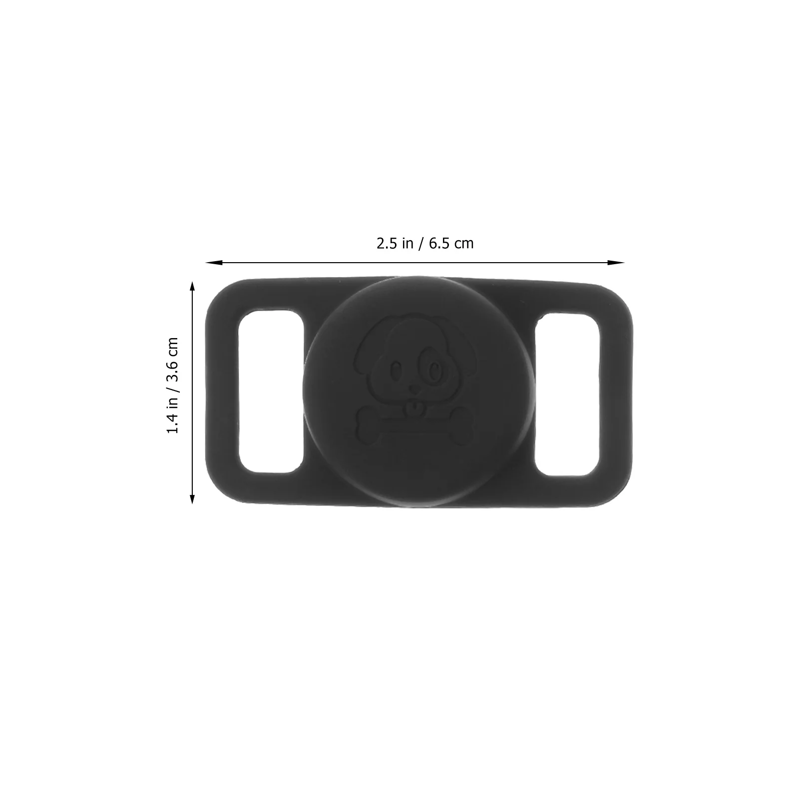 

4pcs Waterproof Dog Case Holders Bark Collar Bell Clicker for Medium Dogs