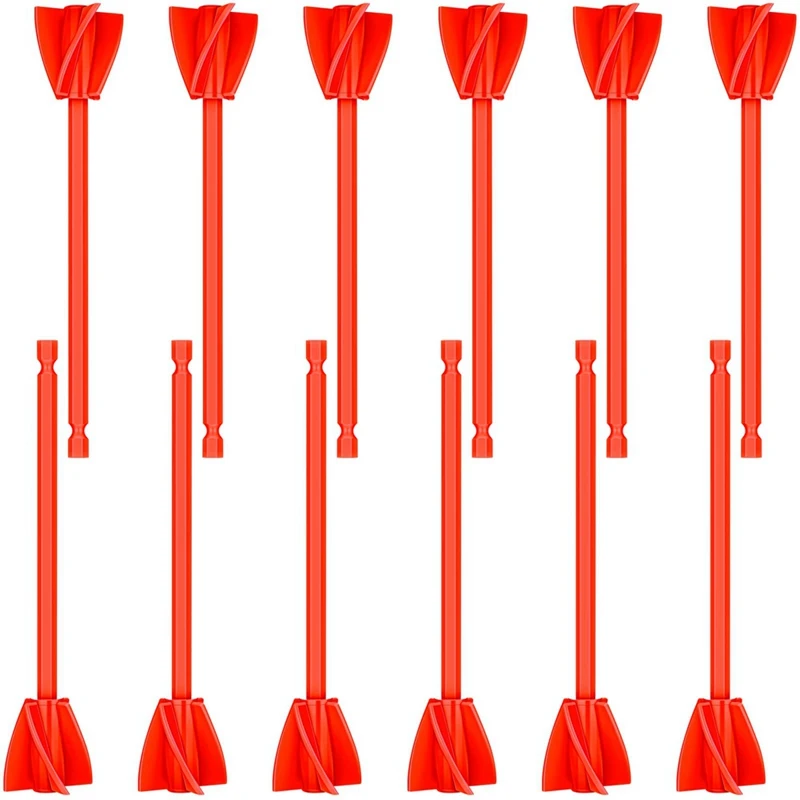 

12 Pieces Epoxy Mixer Attachment For Drill Helix Paint Mixer Reusable Resin Mixer Paint Stirrers Drill Attachment