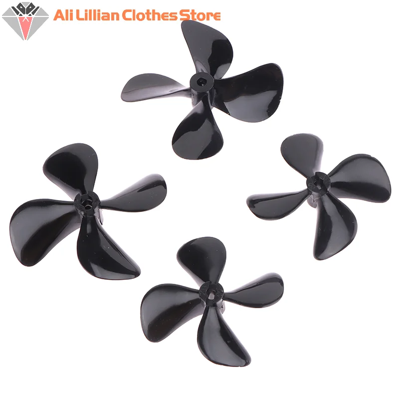 ⭐ CHAUD ❗   Hélice de bateau RC à quatre pales Positive/inversée, vis haute résistance D50/55/60/70mm, 4mm, 2 pièces