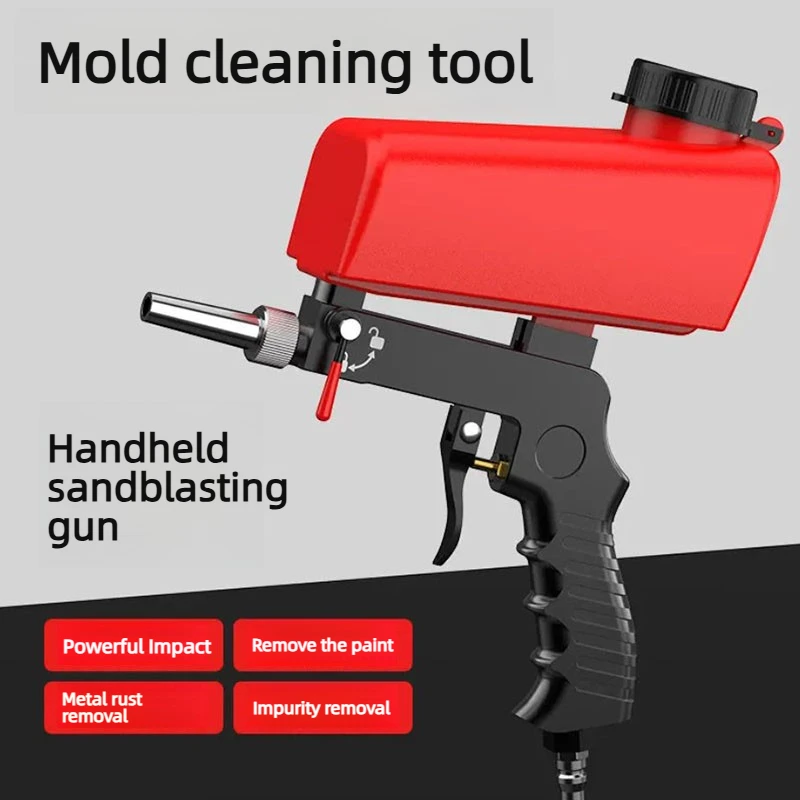 Pneumatic Sandblasting Gun Blasting Device Sand Blasting Machine Spray Polishing Tool Sandblasting and Refurbishment