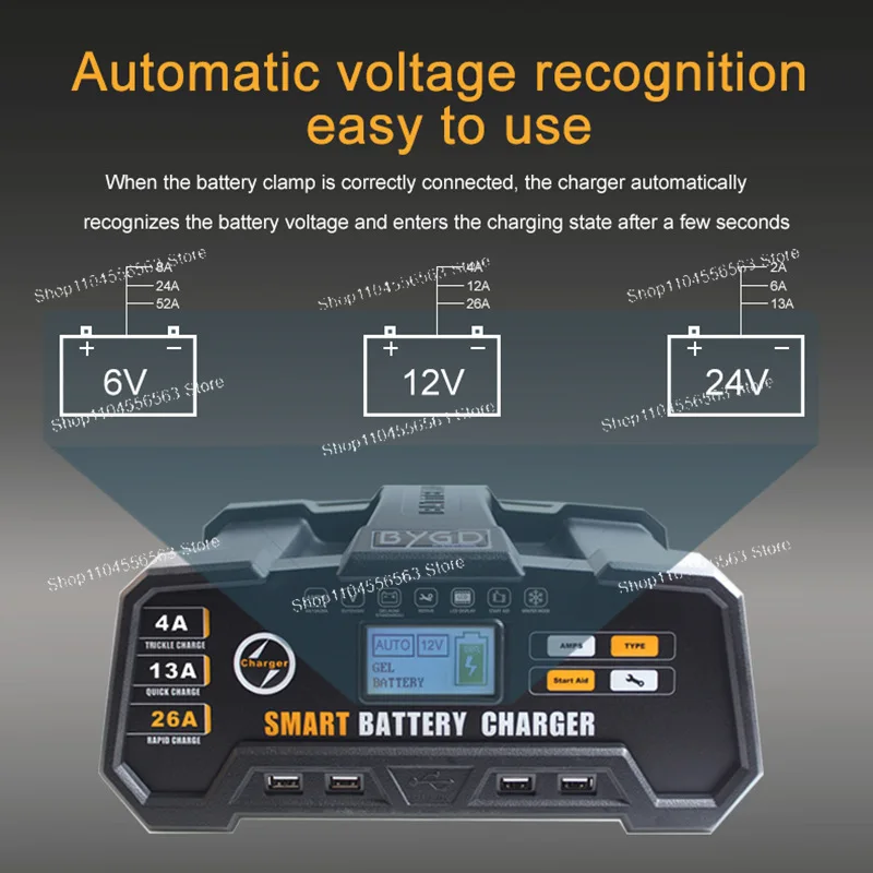 Agm Battery Smart C…