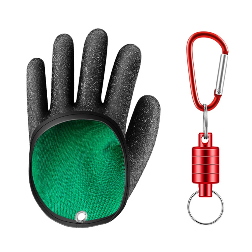 Reliable and Non Slip Fishing Gloves with Magnetic Hook Enhance Your Fishing Experience with Maximum Hand Safety - view 6
