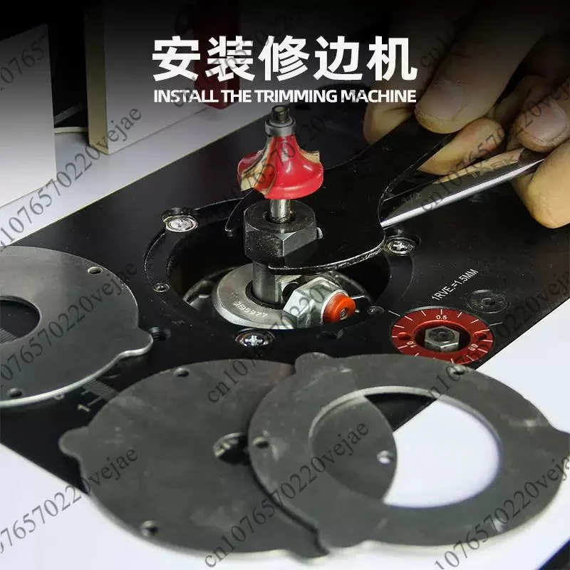 For GD709 Edge Trimmer Flip Lifting Table, Woodworking Table Bakelite Milling, Grooved Engraving Workbench