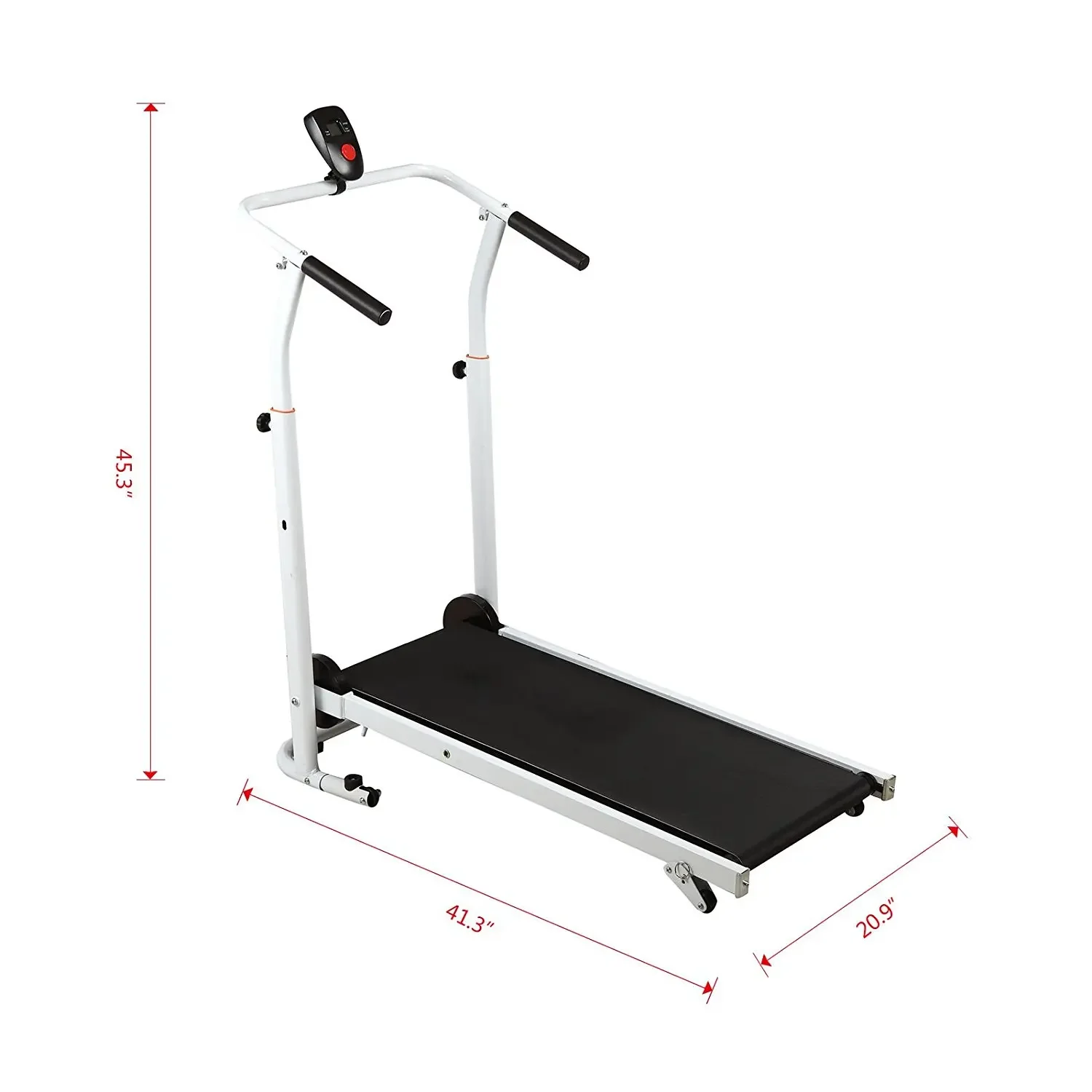 New Arrival Foldable Treadmill Running Machine Customized Logo Packing Office Max Black White 50 Mail Box Mechanical Wireless