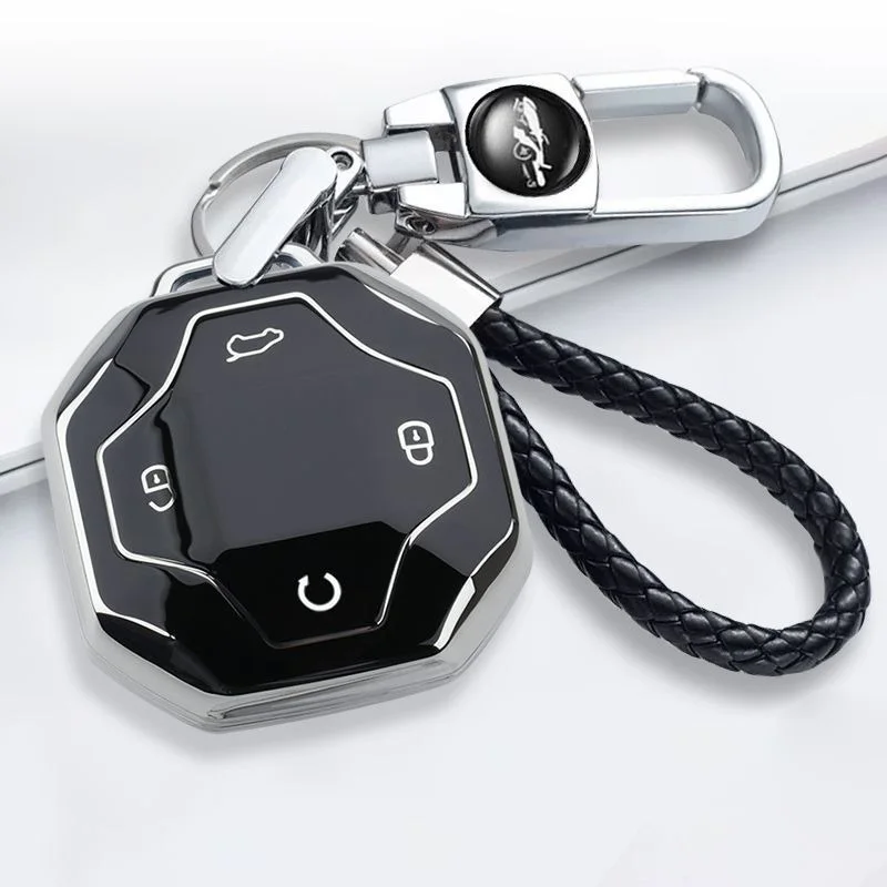 Car Key Case for Chery Jetour T2 Traveler Traveller Pro 2023 2024 Remote Cover Shell Keychain Holder Fob Interior Accessories