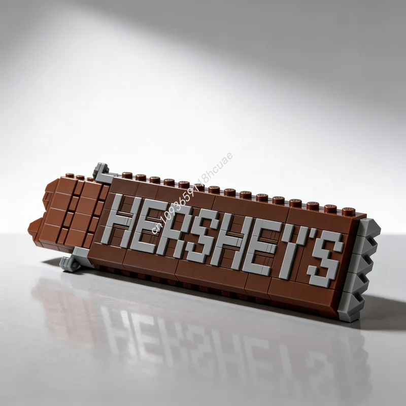 320 Piezas de Bloques de Construcción MOC Modelo de Barra Hershey, Arquitectura, Juguete de Ensamblaje DIY, Idea Creativa, Ladrillo Educativo, Regalos de Navidad para Niños