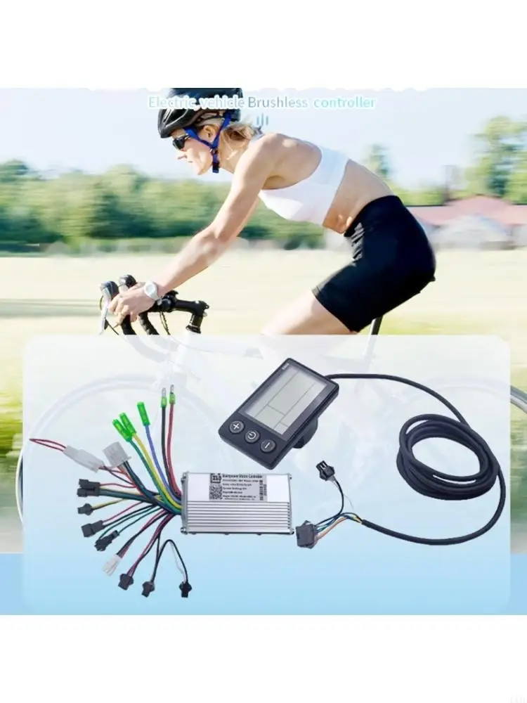 

Universal Speedometers Controller With LCD Screen Water Resistant Display Controller For Scooters Easy Installation