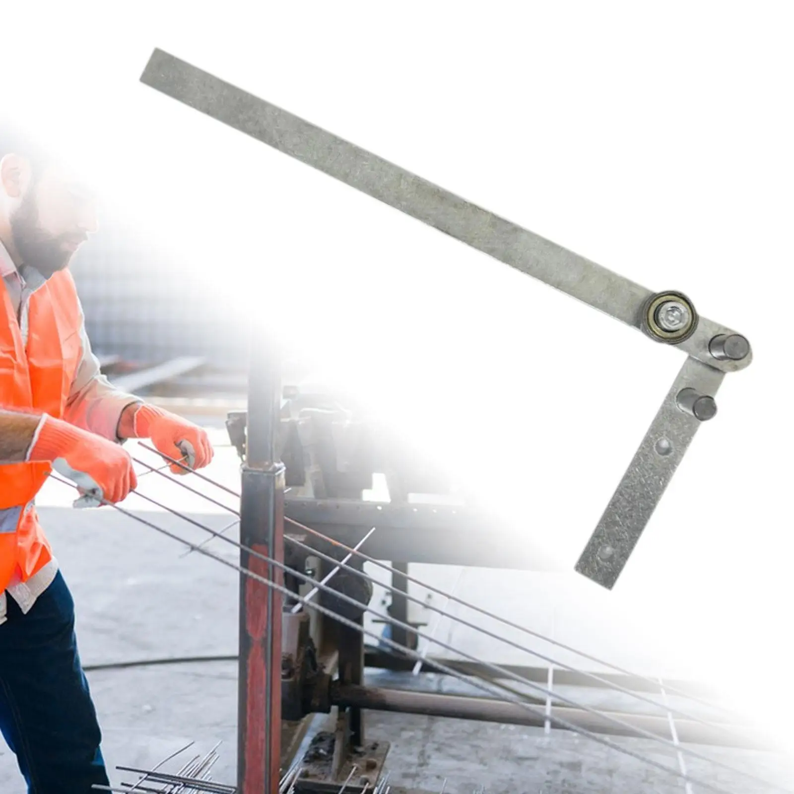 Steel Construction Manual Rod Bender Hand Operated Pipe Bender for Wire Forming Iron Material