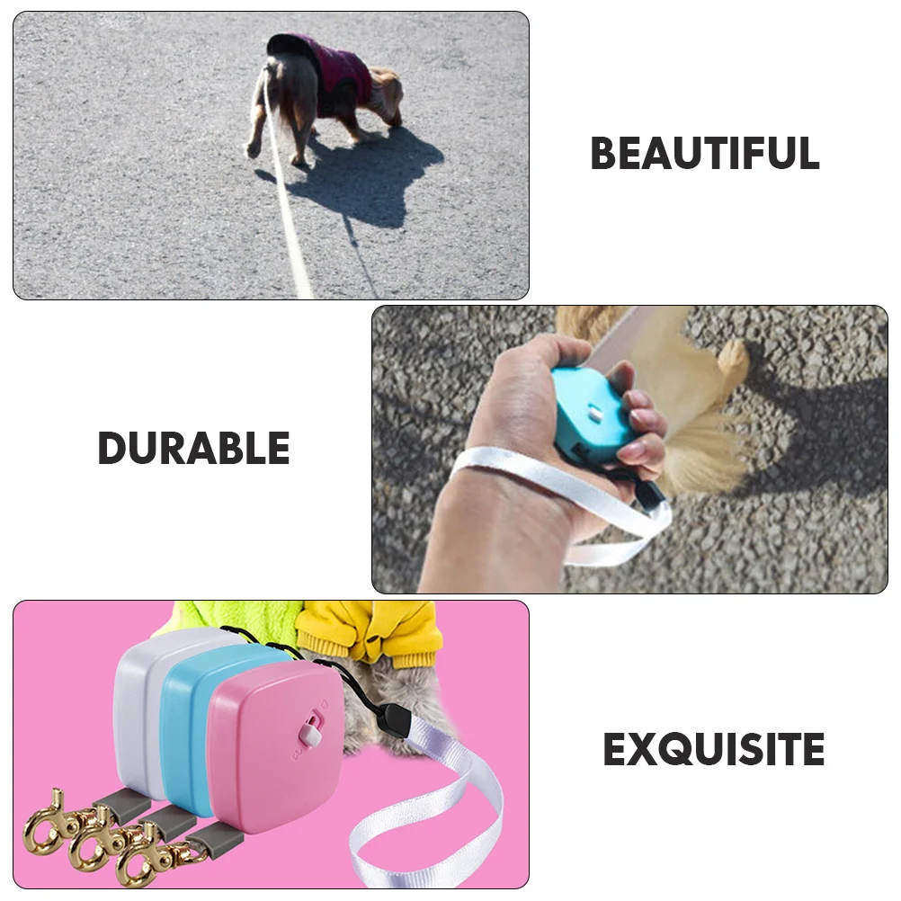 

Retractable Dog Leash Easy Control Distance Portable Nylon Leash for Small Dogs Outdoor Pet Supplies