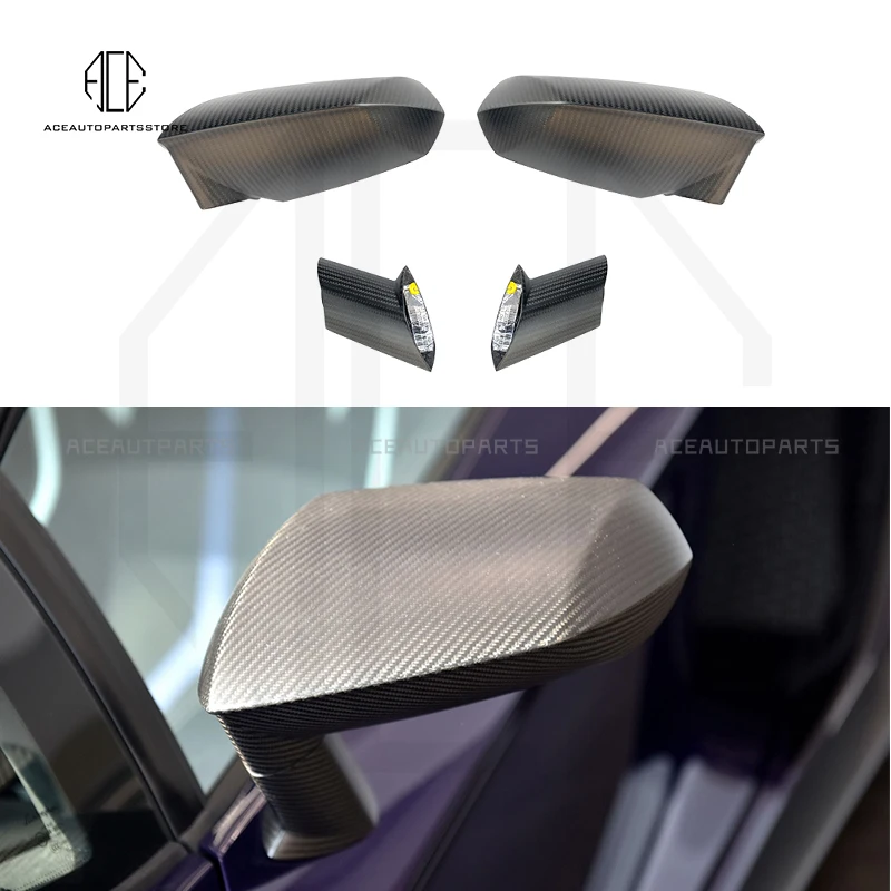 

Dry Carbon Fiber Mirror Cover Replacement Style Mirror Cover For Lamborghini Aventador LP700 LP720 LP750 SVJ