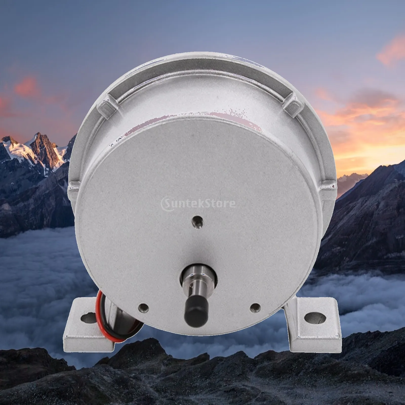 Aluminum Alloy Wire Feed Motor for Fusing Projects with 129mm Span and Horizontal Body Layout