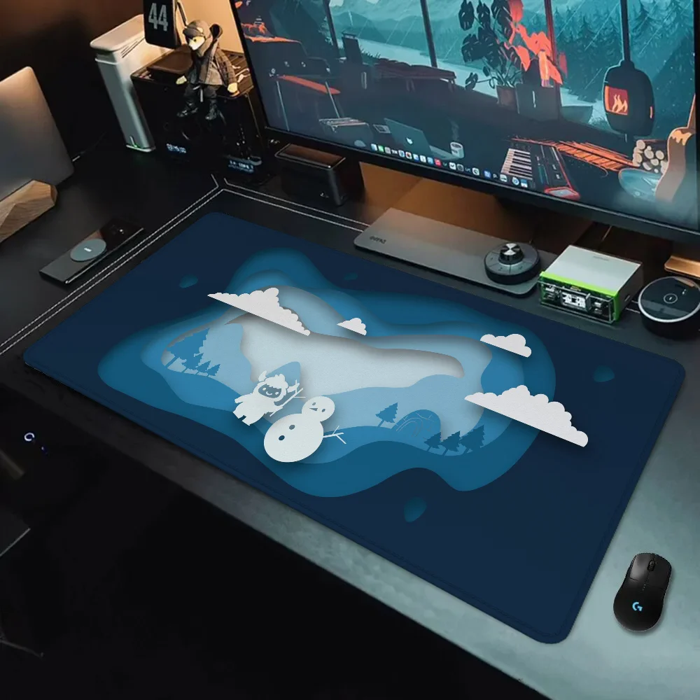 Yeeti Computer Mat Magic Mouse Gaming Pc Desk Pad Large Mouse Pad 900 × 400 Gamer Cabinet Table Pads Deskmat Mausepad Mousepad