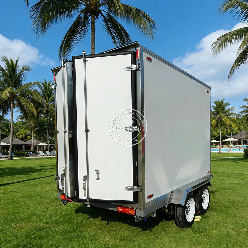 Modular Refrigerated Cold Storage Trailer Truck Custom Refrigerated Reefer Trailer For Cold Chain Transportation