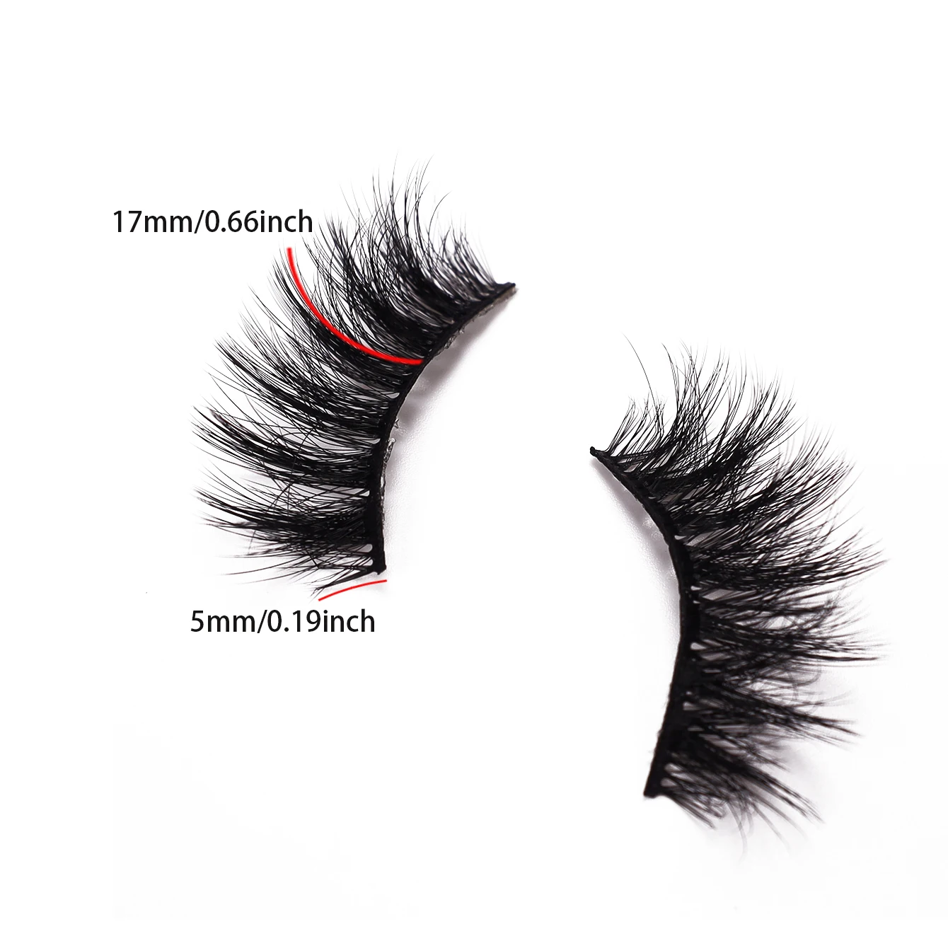 3 paia di soffici ciglia finte 8D con strisce completamente fini, ciglia scintillanti che evidenziano le più belle