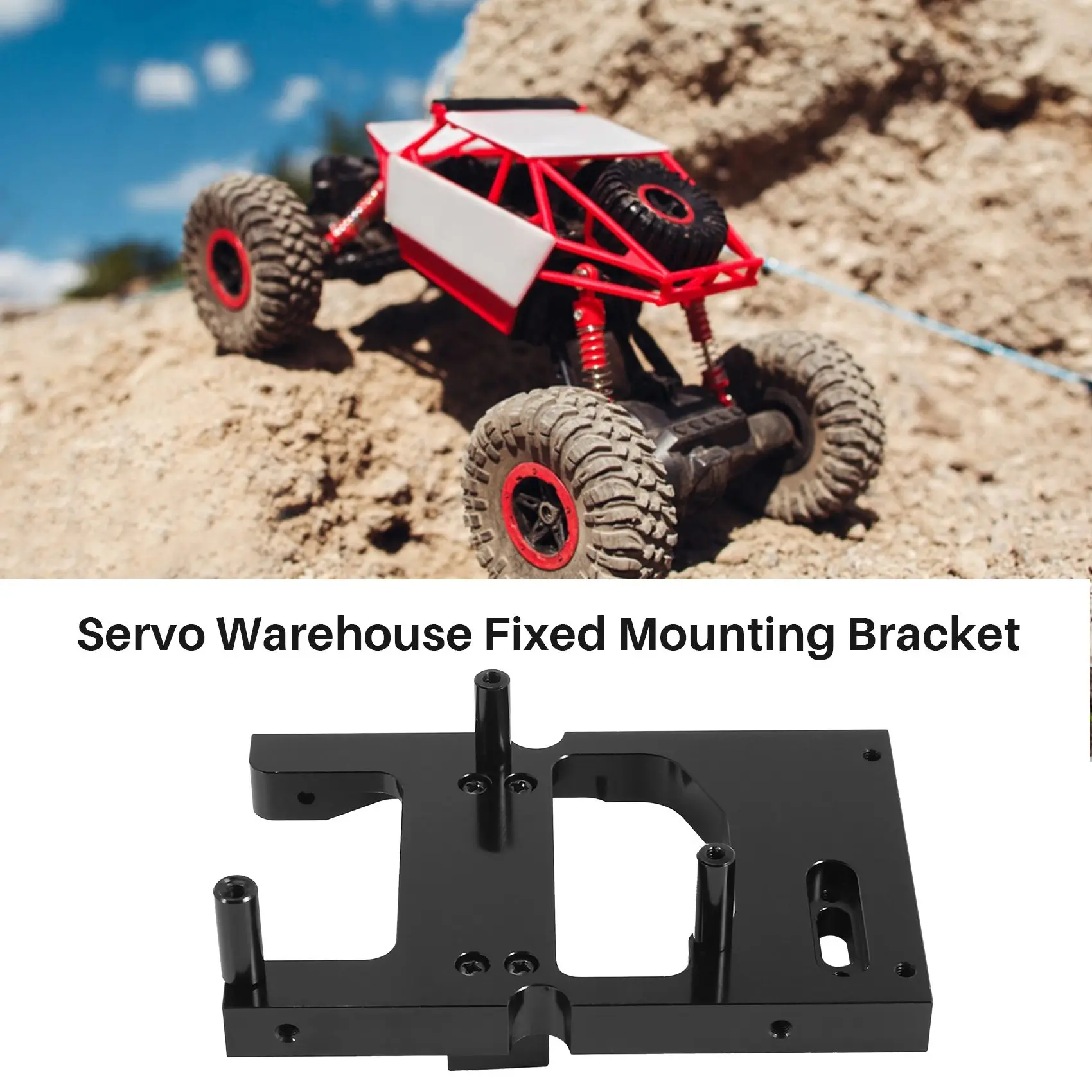 

DELAM-Rc Car Servo Mounting Bracket For Wpl B14 B24 C14 Mn D90 D99S Mn45