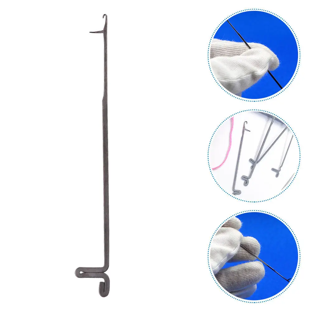 10Pcs Sturdy Crochet Latch Hooks Metal Tool Kit Comfortable Grip for Yarn Beading String Stitch DIY Knitting DIY Knitting
