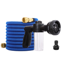 Auto Foam Lance Water Gun High Pressure Hose Nozzle Squirt Jet Car Wash Gun Sprayer Cleaning Wash Tool Garden Hose