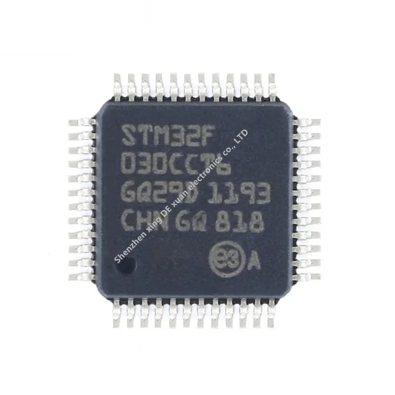 Original STM32F030CCT6 LQFP-48 ARM Cortex-M0 32-bit microcontroller-MCU Integrated circuit IC